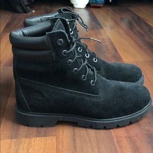 Black Timberland boots women’s size 7.5